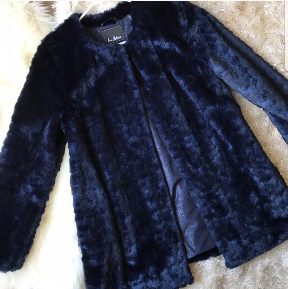 Sam Edelman Charles Faux Fur Leopard Coat